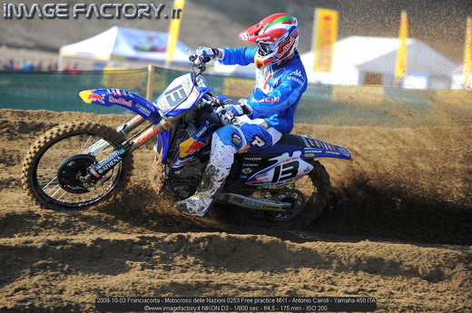 2009-10-03 Franciacorta - Motocross delle Nazioni 0253 Free practice MX1 - Antonio Cairoli - Yamaha 450 ITA